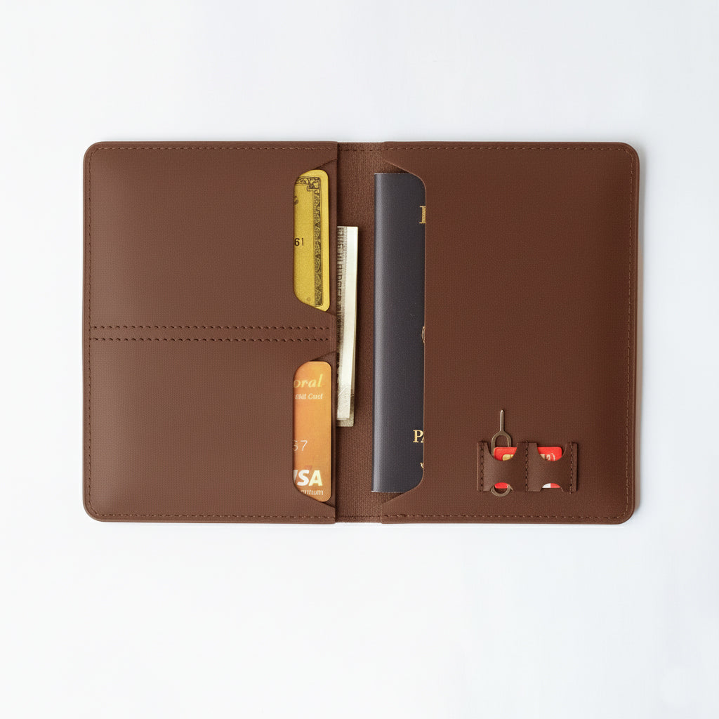 Utah - Passport Holder Brown