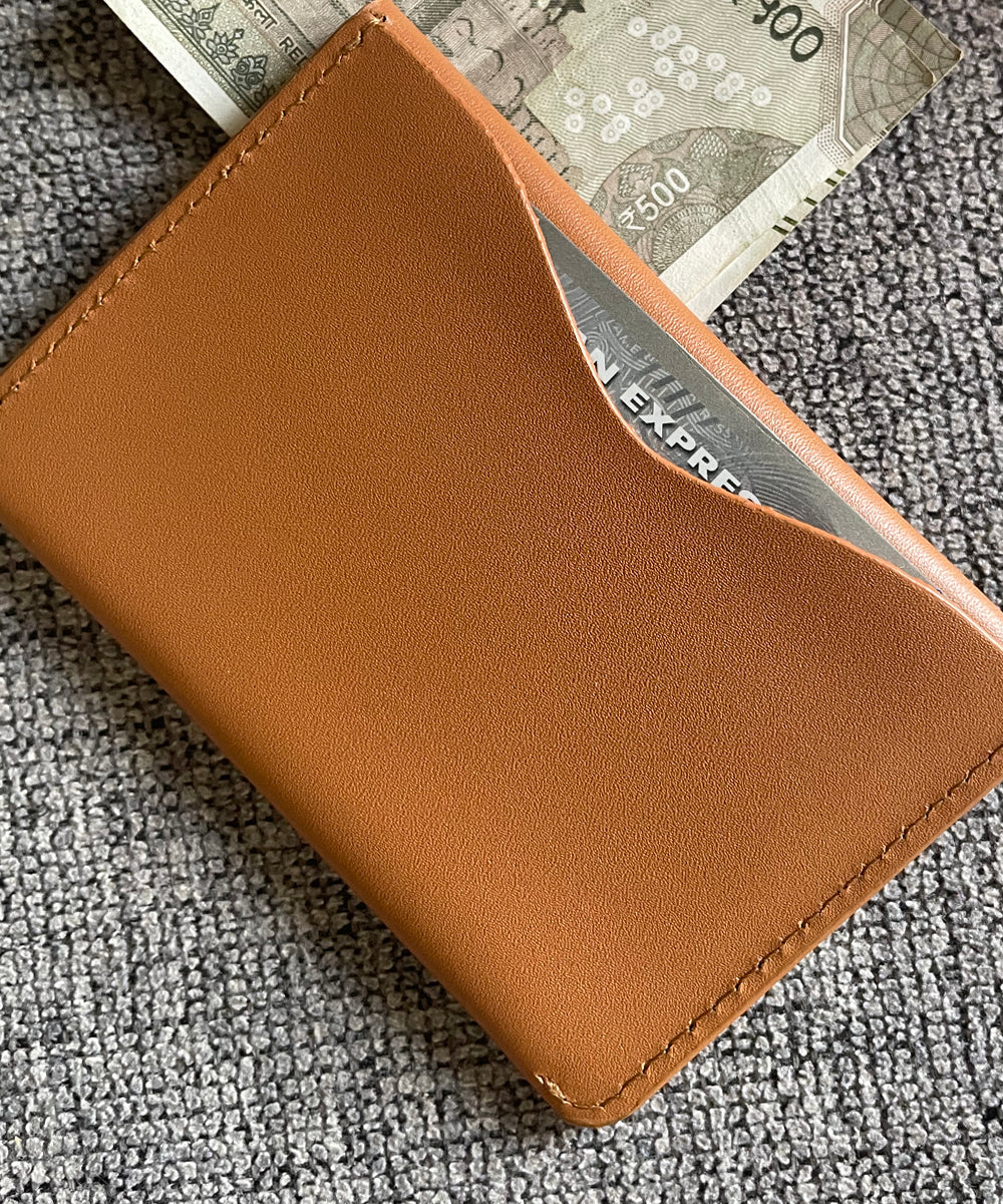 Greece Tan Flap Wallet