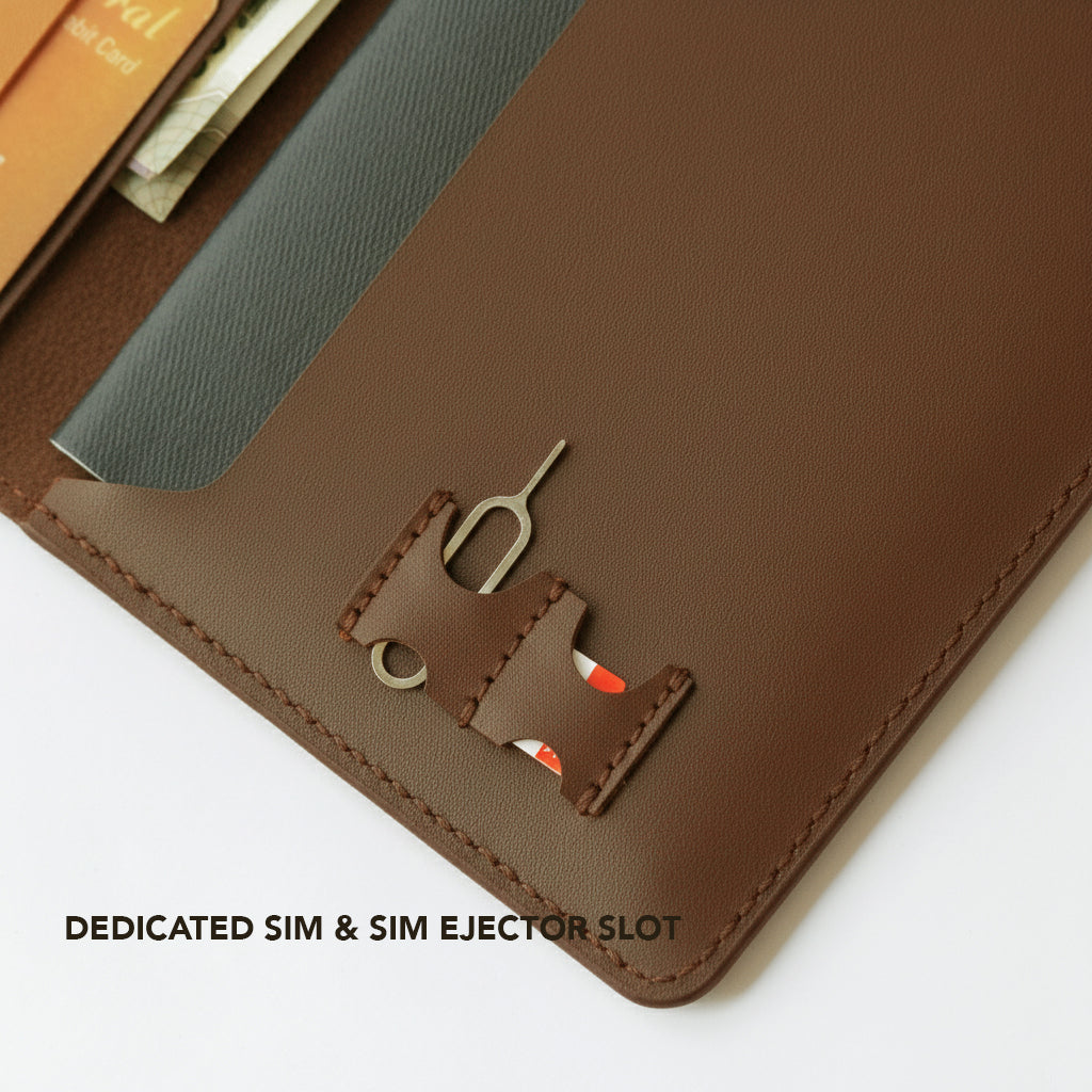 Utah - Passport Holder Brown
