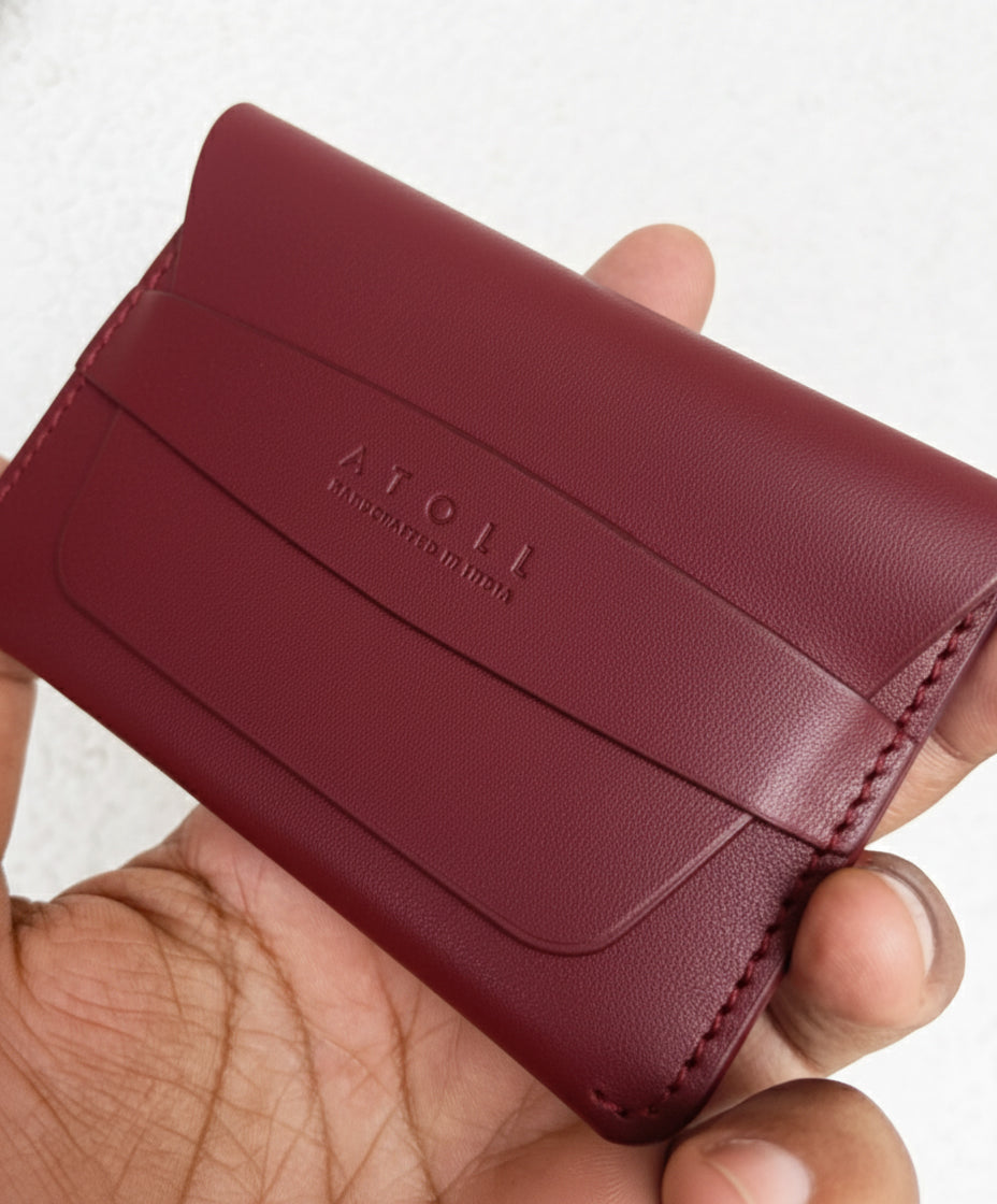 Greece Burgundy Wallet