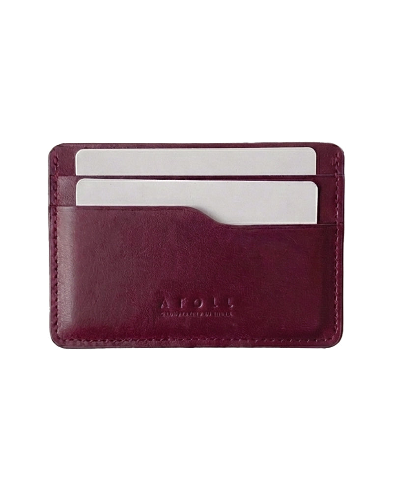 Derby Burgundy Card Wallet