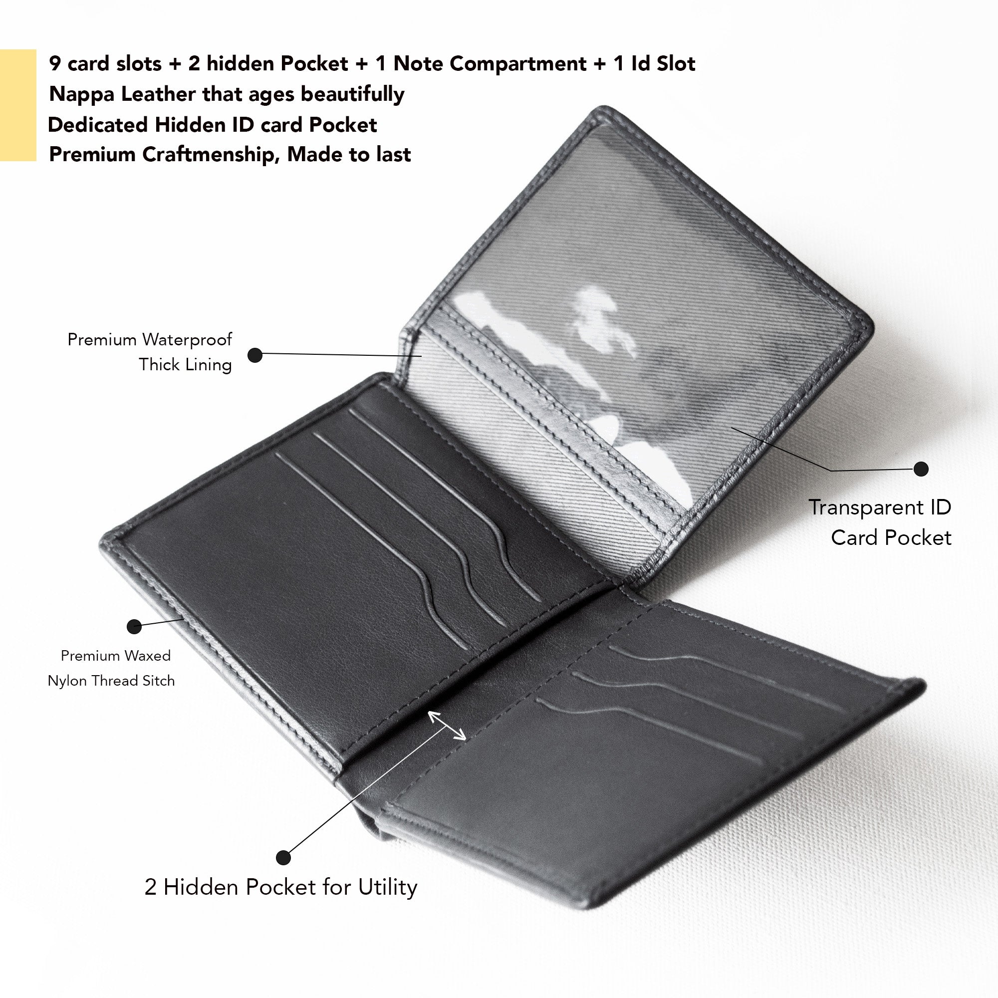 Maverick Bifold Black