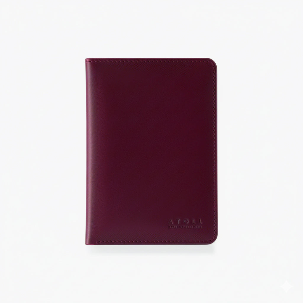 Utah Burgundy- Passport Holder