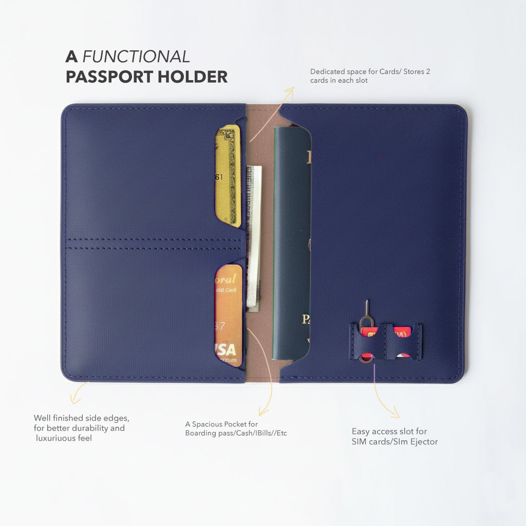 Utah Navy- Passport Holder