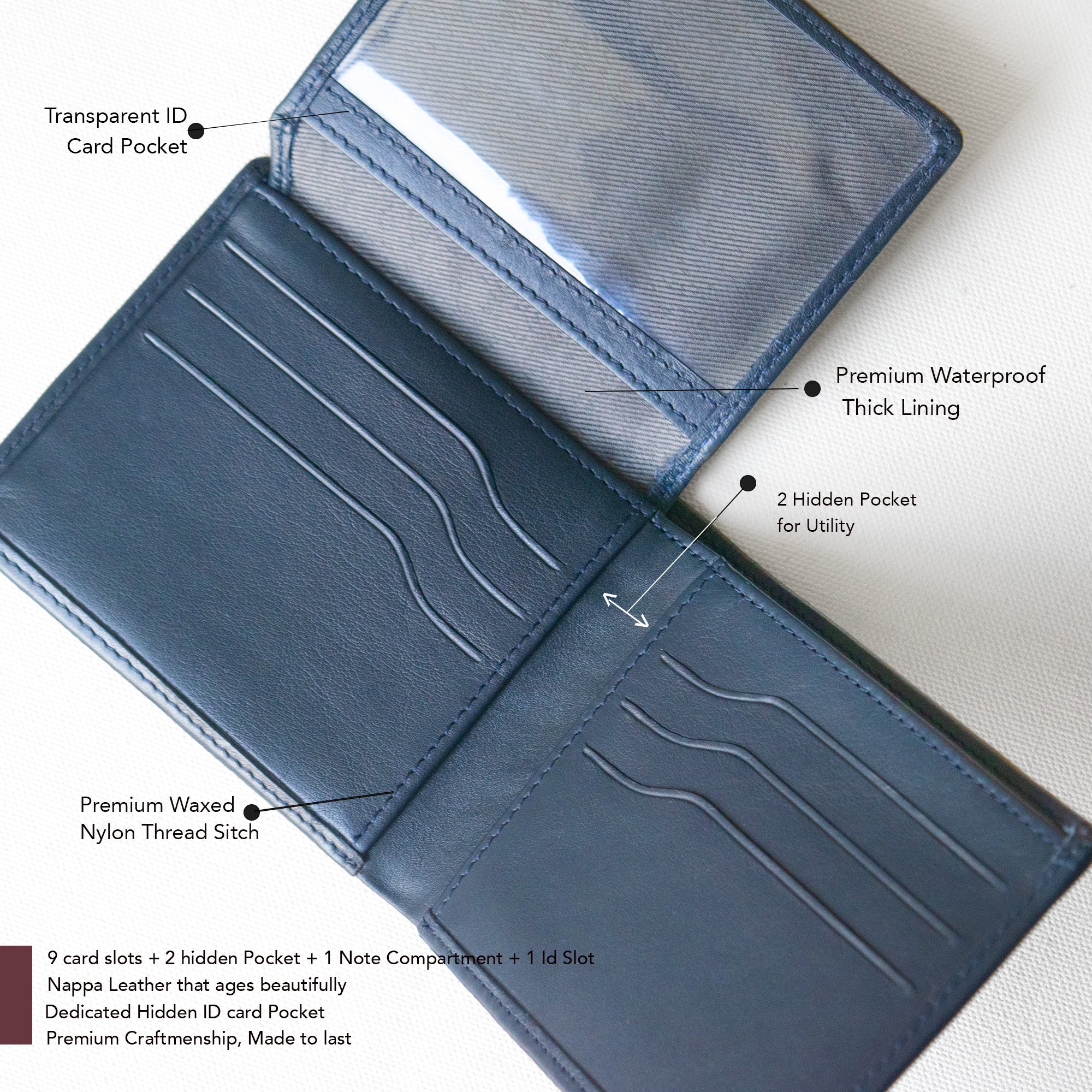 Maverick Bifold Navy