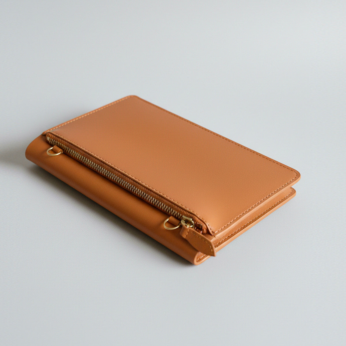 Moulin Tan Clutch with shoulder belt
