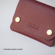 Load image into Gallery viewer, Petra Rivet Wallet - Burgundy
