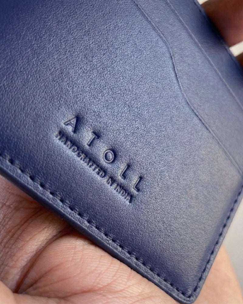 Derby Navy Card Wallet