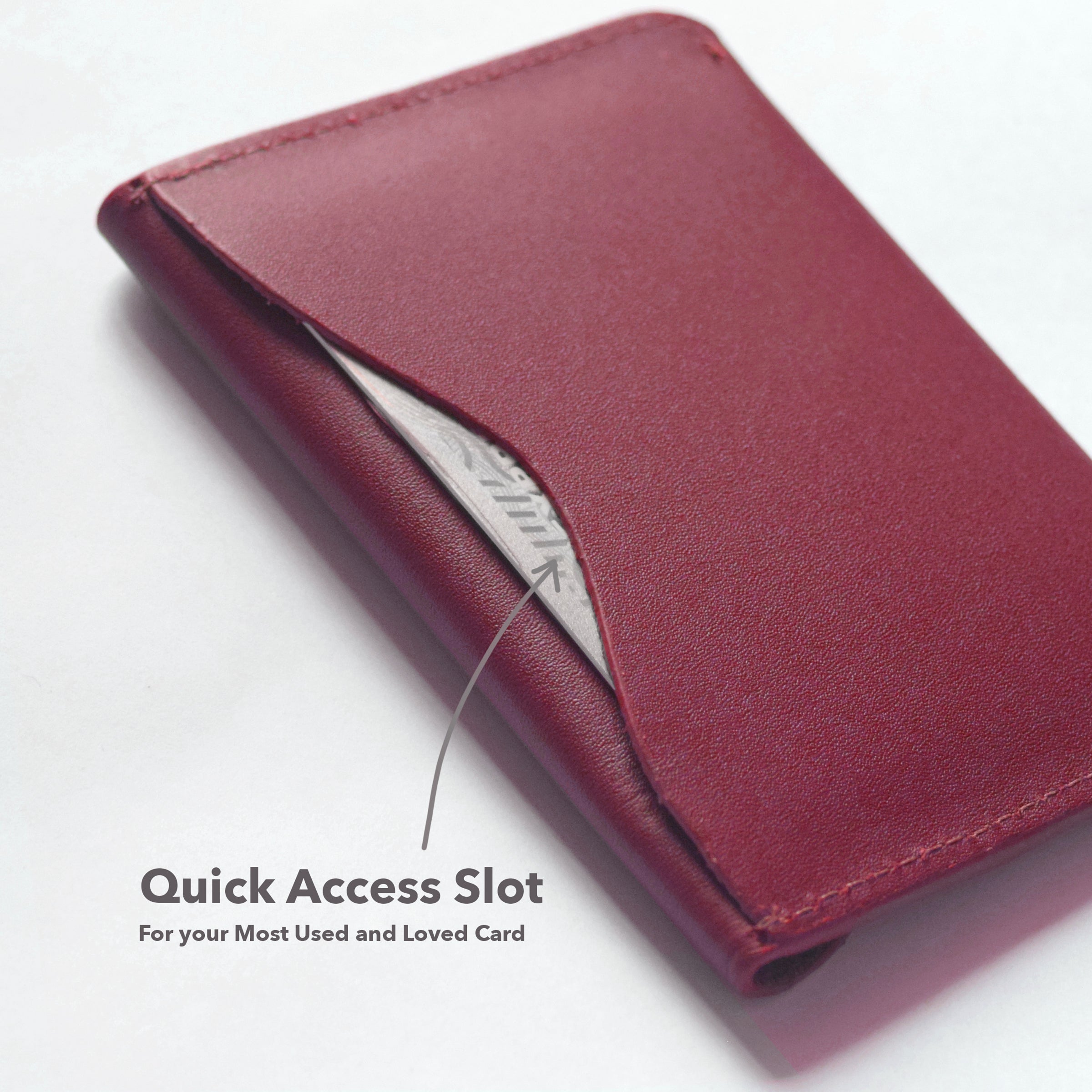 Greece Burgundy Wallet