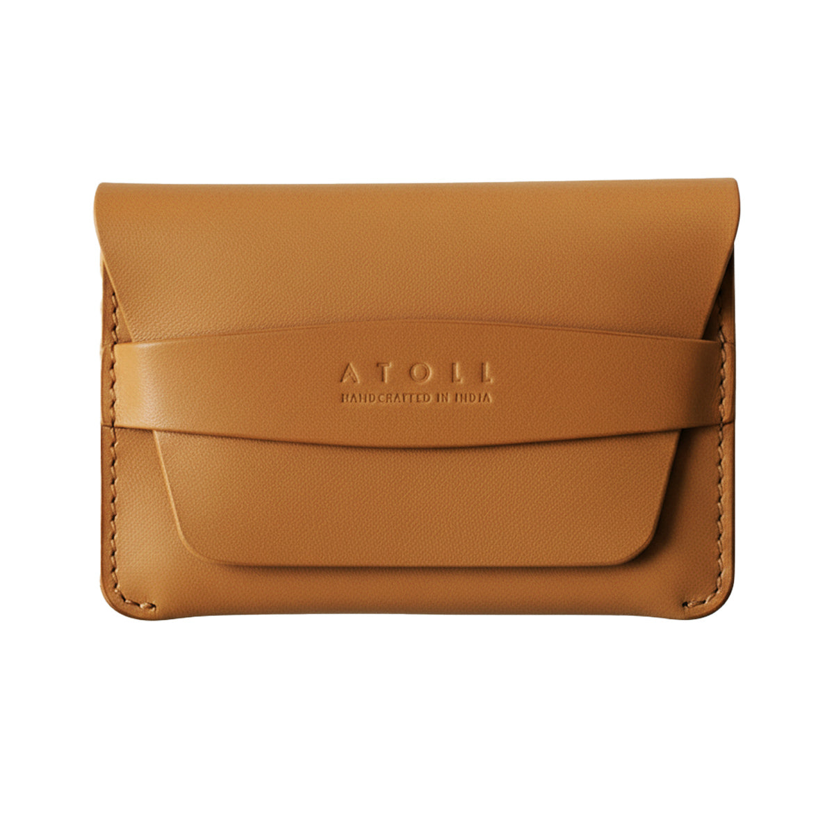 Greece Tan Flap Wallet