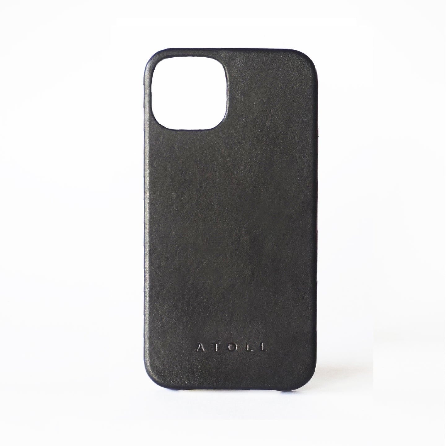 Full Grain Leather iPhone Case - Black