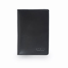 Load image into Gallery viewer, Utah - Black Leather Passport Sleeve with Sim card Slot
