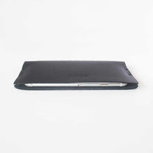 Load image into Gallery viewer, ULKA - Black Leather iPhone Sleeve- iPhone 6/7/8/SE/12 Mini/13Mini
