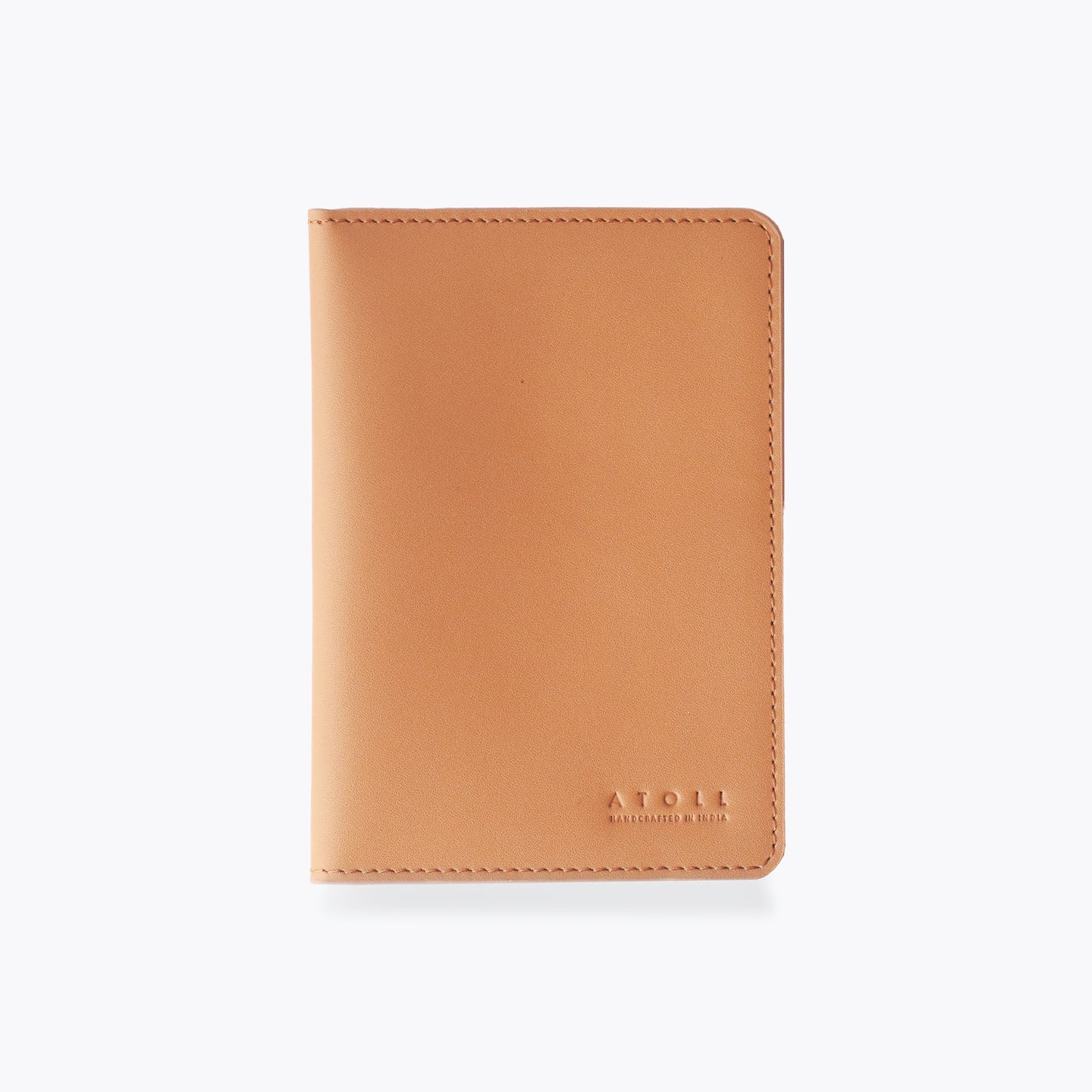 Utah - Tan Leather Passport Sleeve with Sim card Slot