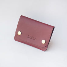 Load image into Gallery viewer, Petra Rivet Wallet - Burgundy
