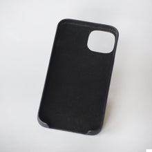 Load image into Gallery viewer, Full Grain Leather iPhone Case - Black
