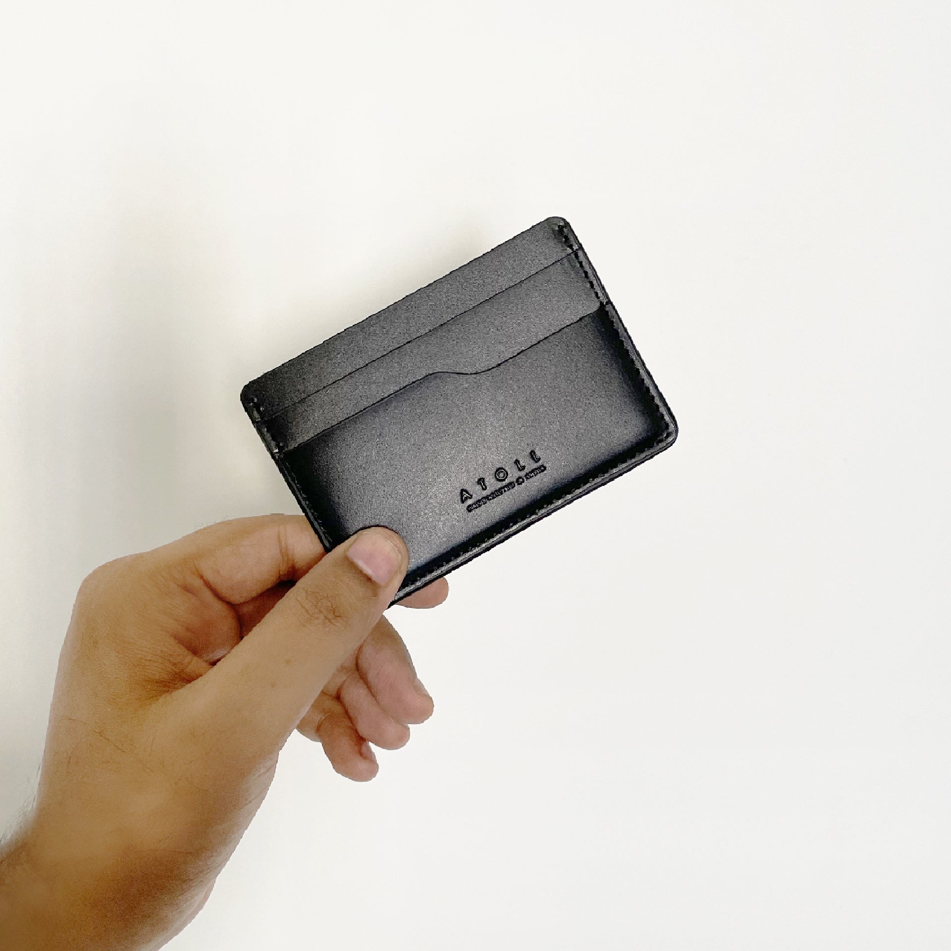 Derby black credit card holder - 8 credit card slots – Luxury Leather Goods