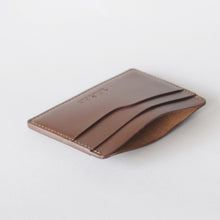 Load image into Gallery viewer, Derby Credit Card Holder - Chocolate Brown
