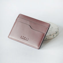 Load image into Gallery viewer, Derby Credit Card Holder - Chocolate Brown
