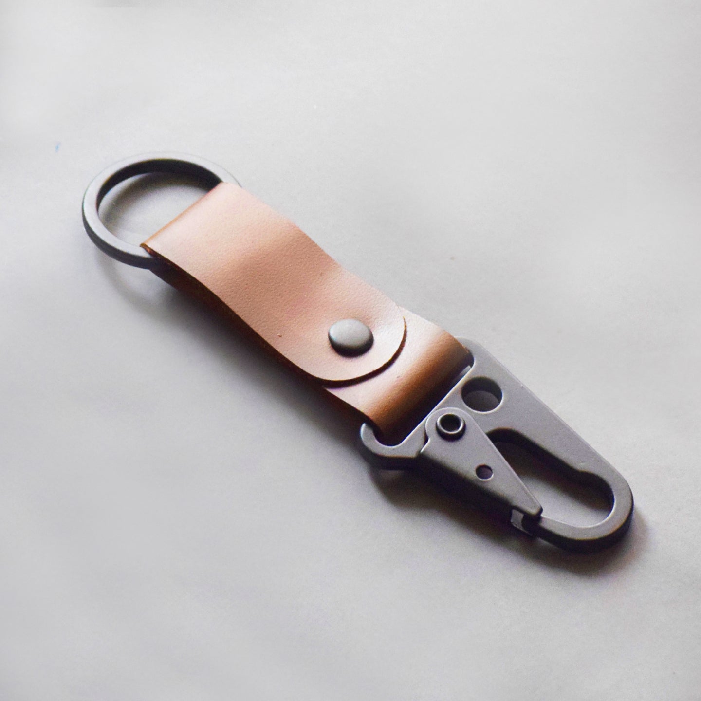 Nomad Leather Keychain - Brown